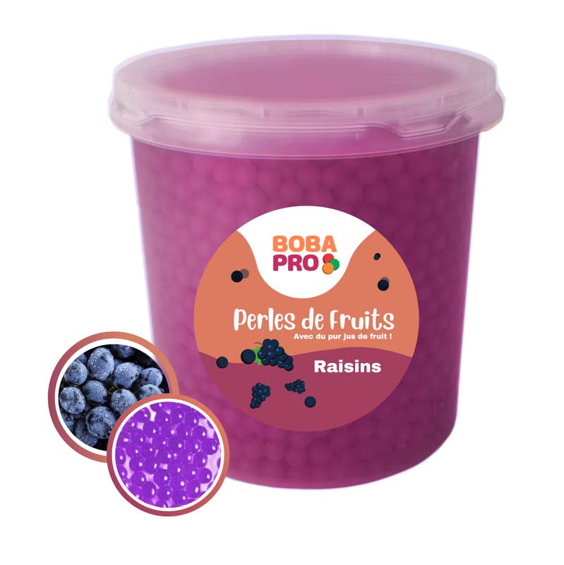 Bobapro - Wholesale Cocktail Mix/Syrup - Fruit beads for BUBBLE TEA - Popping Boba - 4 x 3,2kg9