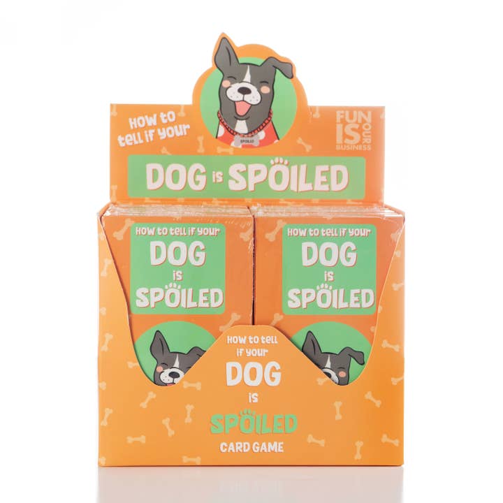Boxer Gifts – wholesale Card game – How to Tell If Your Dog is Spoiled - Card Game - Dog Gifts8