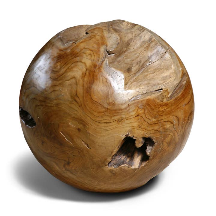 Teak Ball Large for wholesale by BOIS BLANC HOME LTD