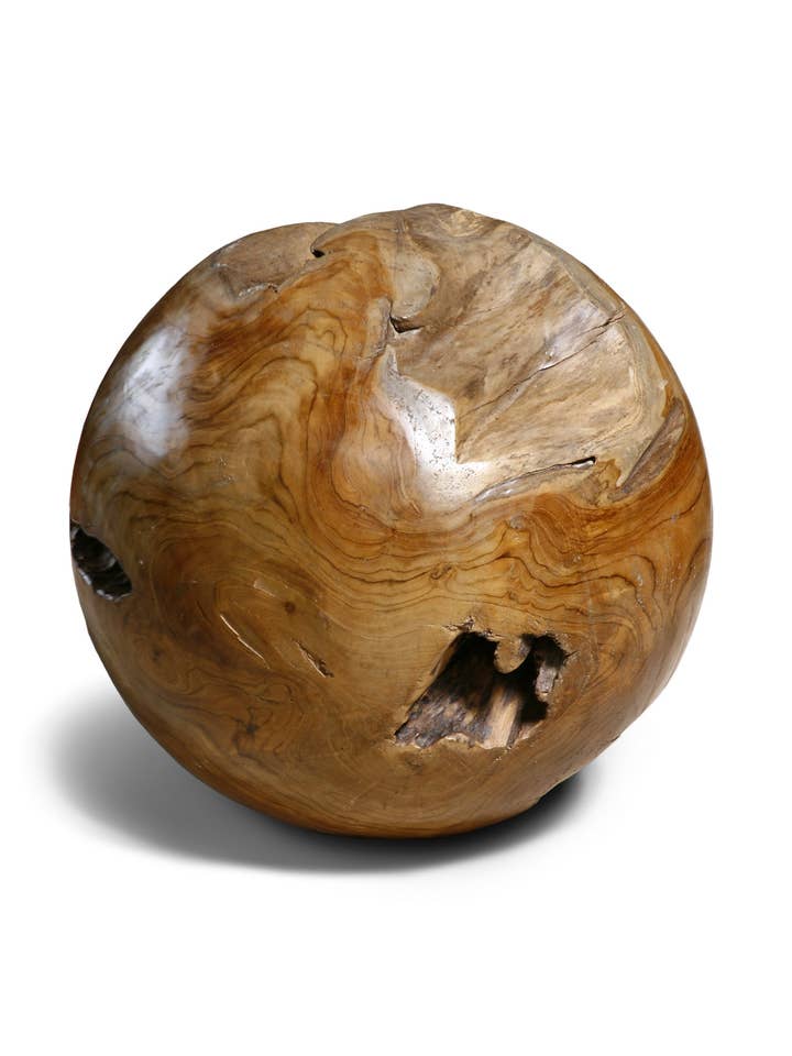 Teak Ball Large for wholesale by BOIS BLANC HOME LTD