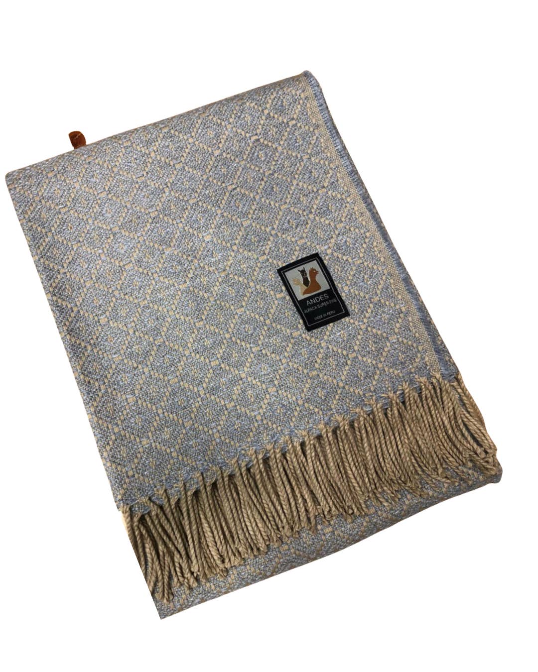 Sanyork Fair Trade - Vendita all'ingrosso Plaid - Coperta geo tessuta in 100% Baby Alpaca dal design esclusivo1