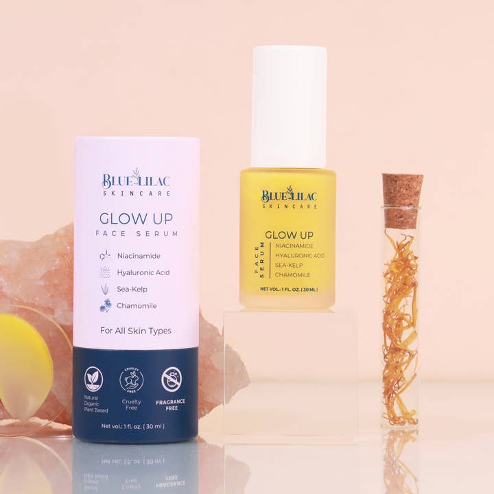 Blue Lilac Skincare - Wholesale Facial Serum/Concentrate - Glow Up (Niacinamide+HA+Sea kelp) Serum0