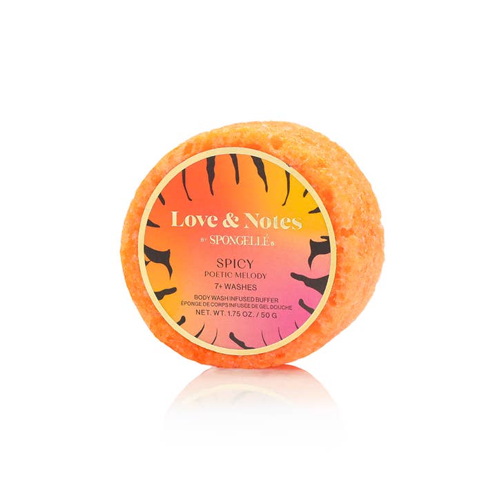 Spongellé - Wholesale Bath Pouf/Sponge - Poetic Melody Love & Notes Spongette | Soap Sponge | Soapy
