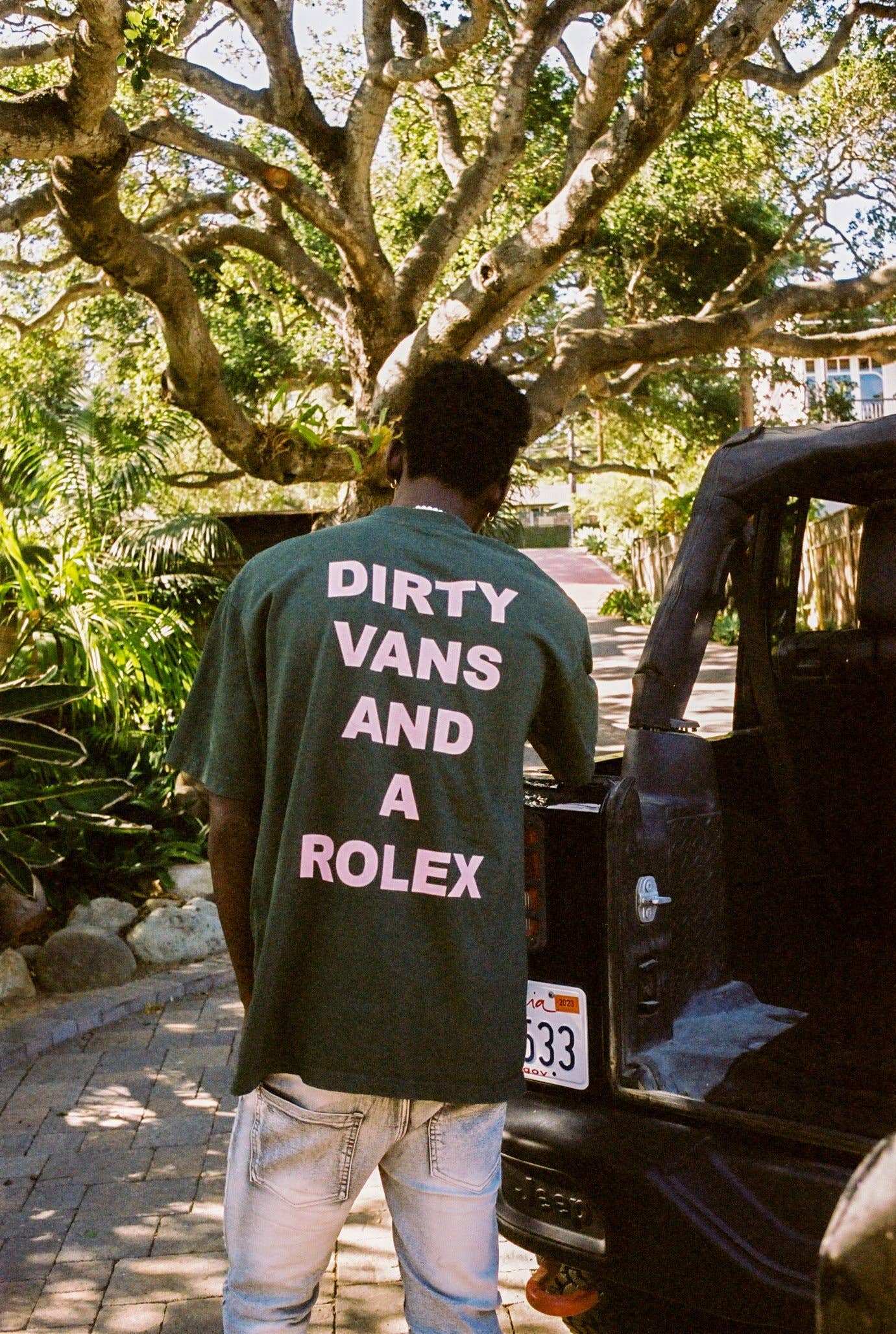 SURF CLUB - Wholesale Screen Printed T-Shirt - Unisex - Motto Tee (Dirty Vans And A Rolex)9