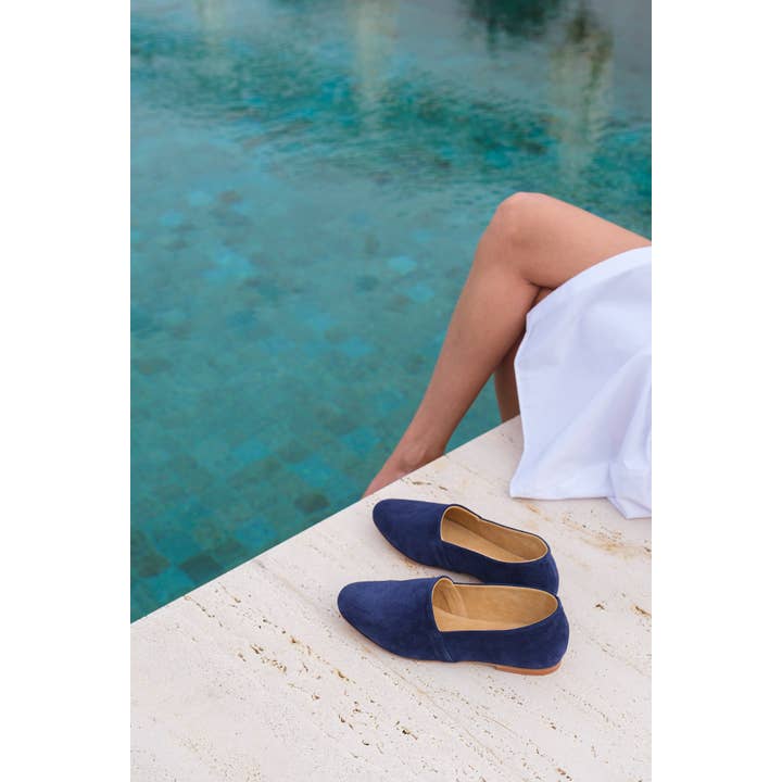 Woman Loafers DUNE Comfy Night Blue for wholesale by Maray