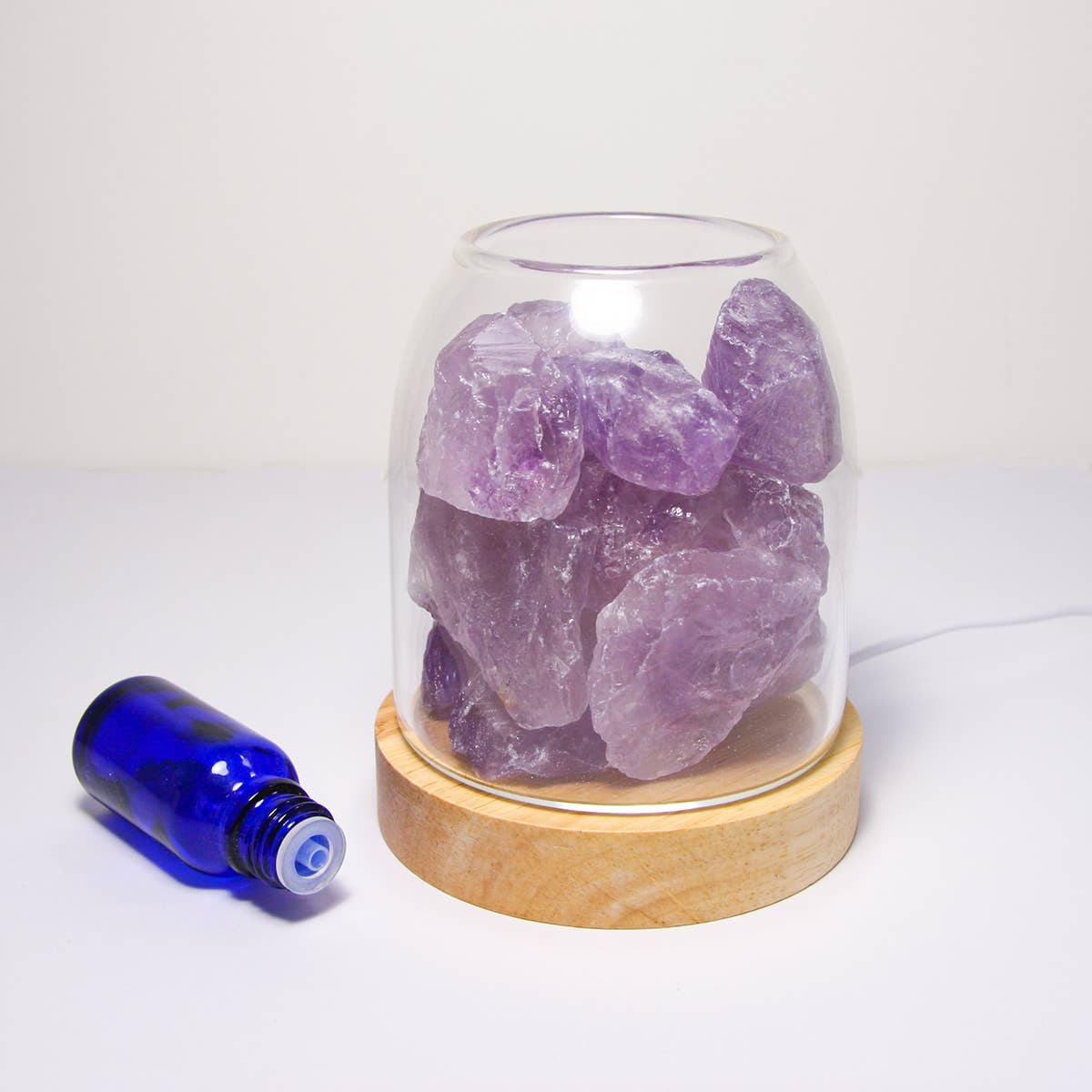 Amrita Court Essential Oils and Aromatic Homeware - Wholesale Electronic Diffuser - AURORA Crystal Essential Oil Diffuser | Real Amethyst 500g2