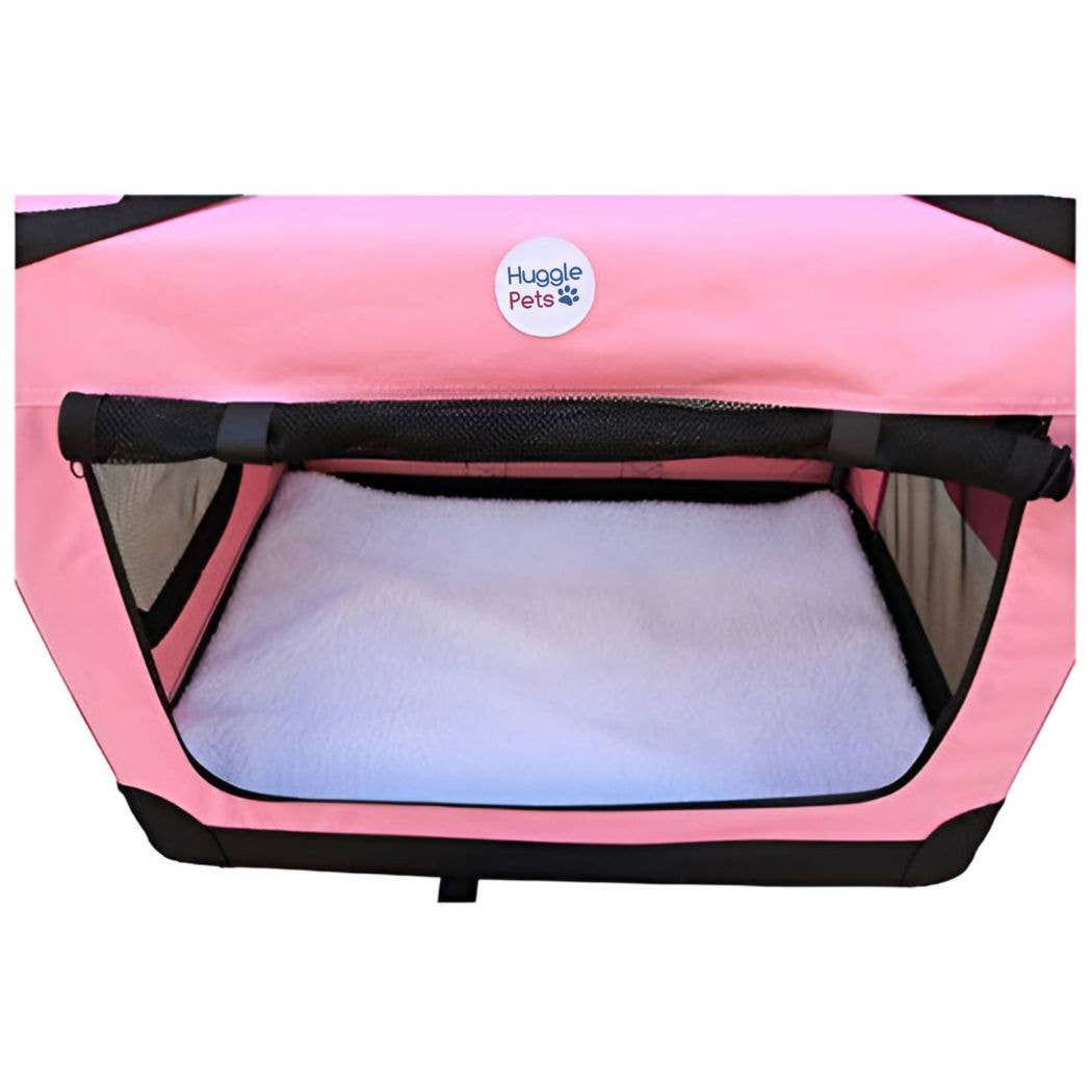 HugglePets - Vente Caisse de transport – chat et chien - Sac de transport pliable HugglePets en tissu pour animaux23