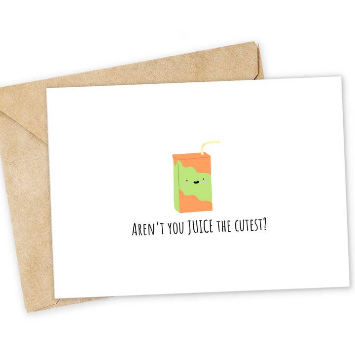 Cartão de Saudação de Sumo - Amo-te, Aniversário, Gourmet, Trocadilho por atacado de Chewy Lemon Studio