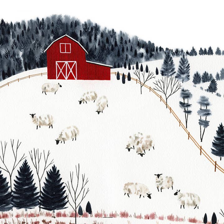 May We Fly - Wholesale Season's Greetings Card - Winter Flock Greeting Card1