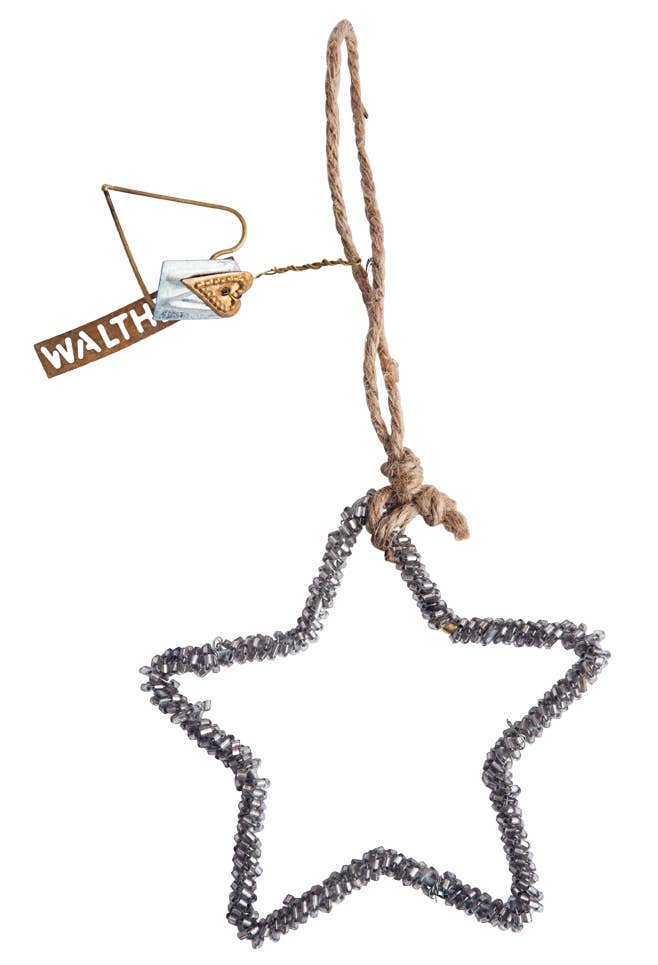 Walther & Co. - Venta al por mayor Adornos - Estrella de cuentas y vidrio0
