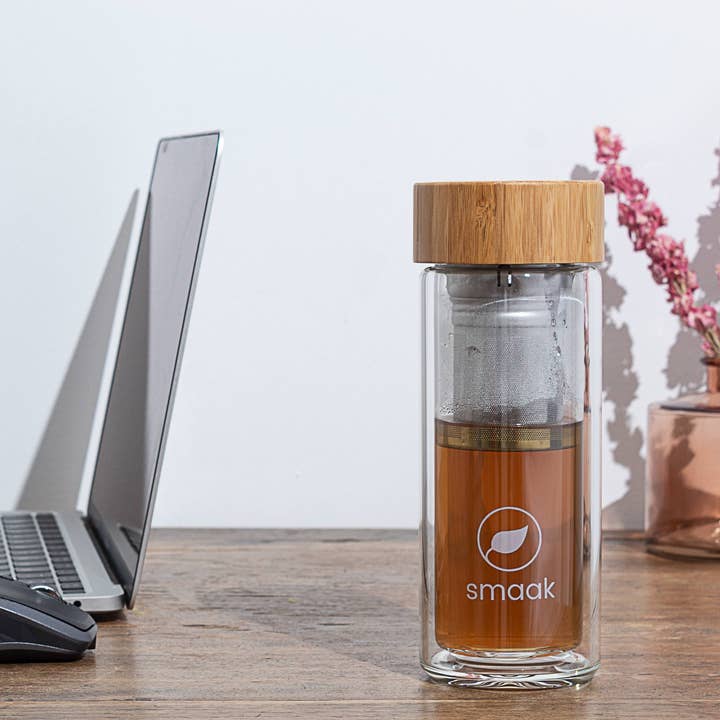 Bottiglia di tè a doppia parete termica per la vendita all'ingrosso da parte di Smaak