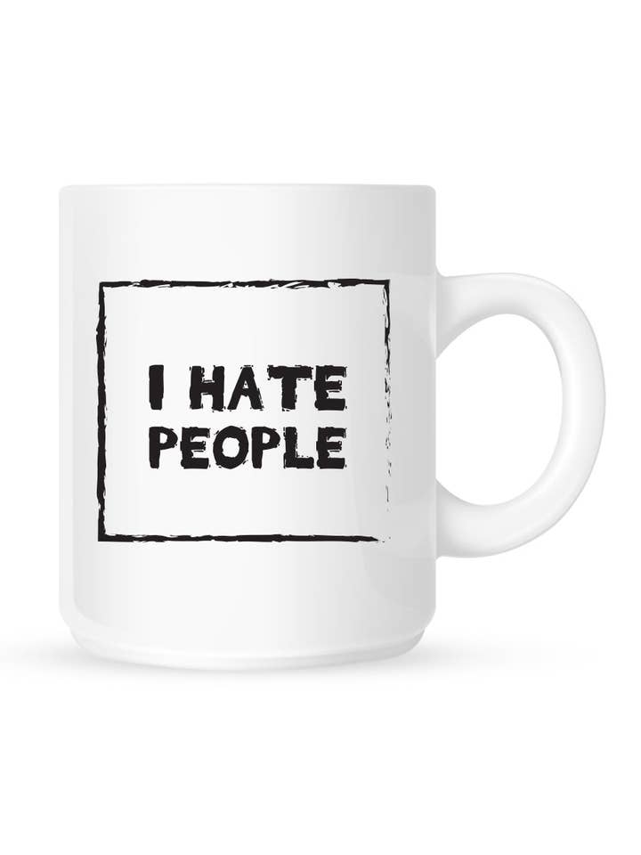 Jeg hader mennesker sjovt krus for engroshandel hos Grindstore