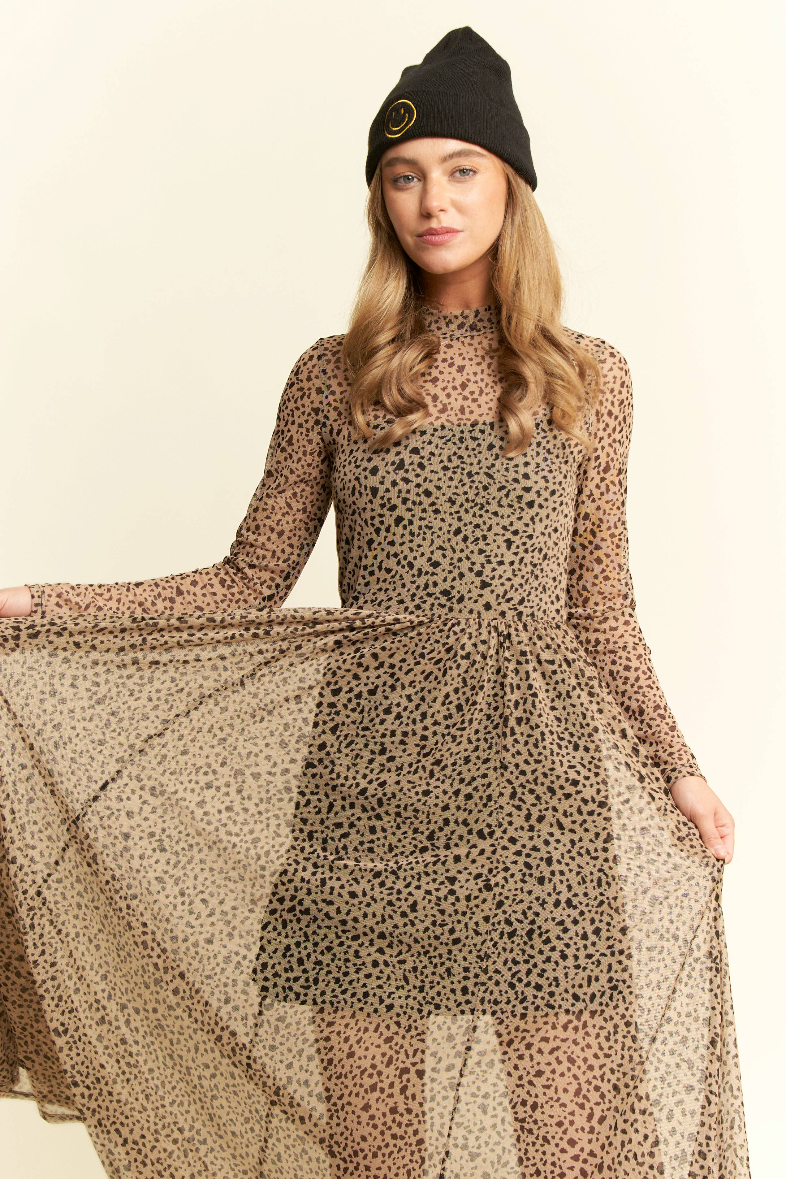 JADE BY JANE - Wholesale Dress - Women's -  PLUS SIZE ANIMAL PRINT MESH MAXI DRESS11