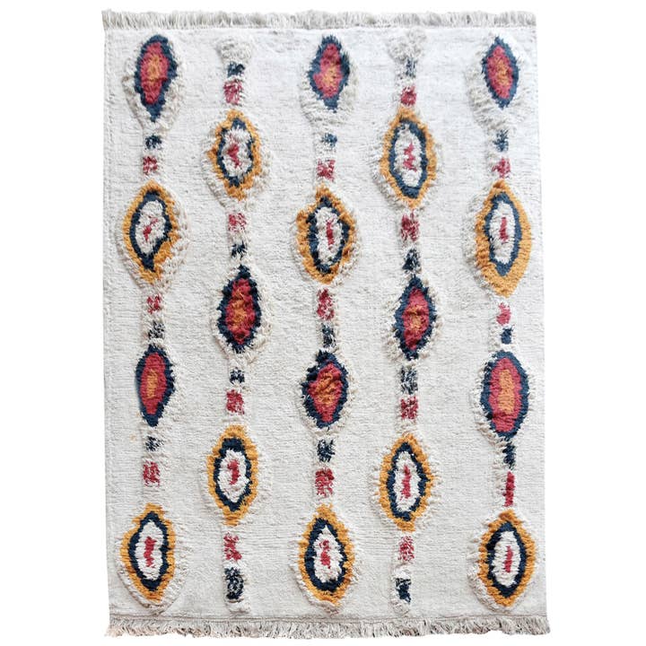 Maison Vivaraise & La Cerise sur le Gâteau - Wholesale Rug Pad - Dorrigo Rug Ivory/Multi 120 X 180Cm