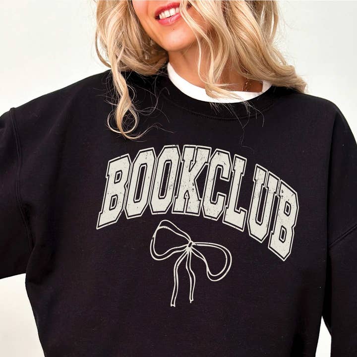 COQUETTE BOOKCLUB Oversized Grafisk Sweatshirt for engroshandel hos A. BLUSH CO