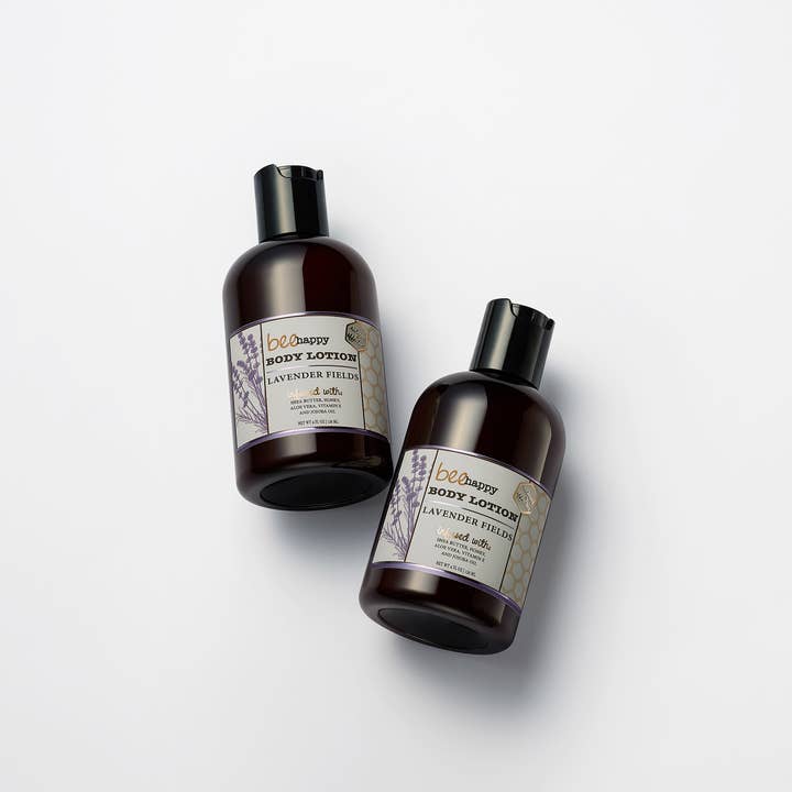"Lavender Fields" Body lotion (4 oz), Shea, Jojoba, Aloe for wholesale by Bee Happy