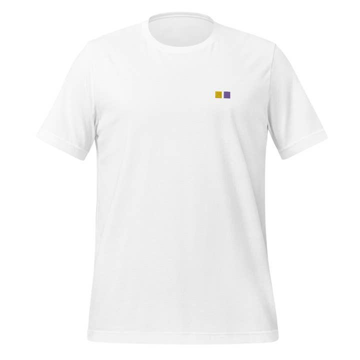 Intersex Squares Embroidered Unisex T-Shirt for wholesale by Gay Pride Apparel
