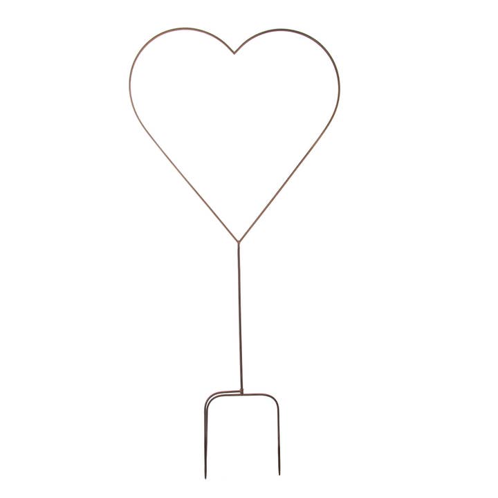 Heaven Sends – wholesale Garden/lawn stake – Large Metal Heart Garden Stake