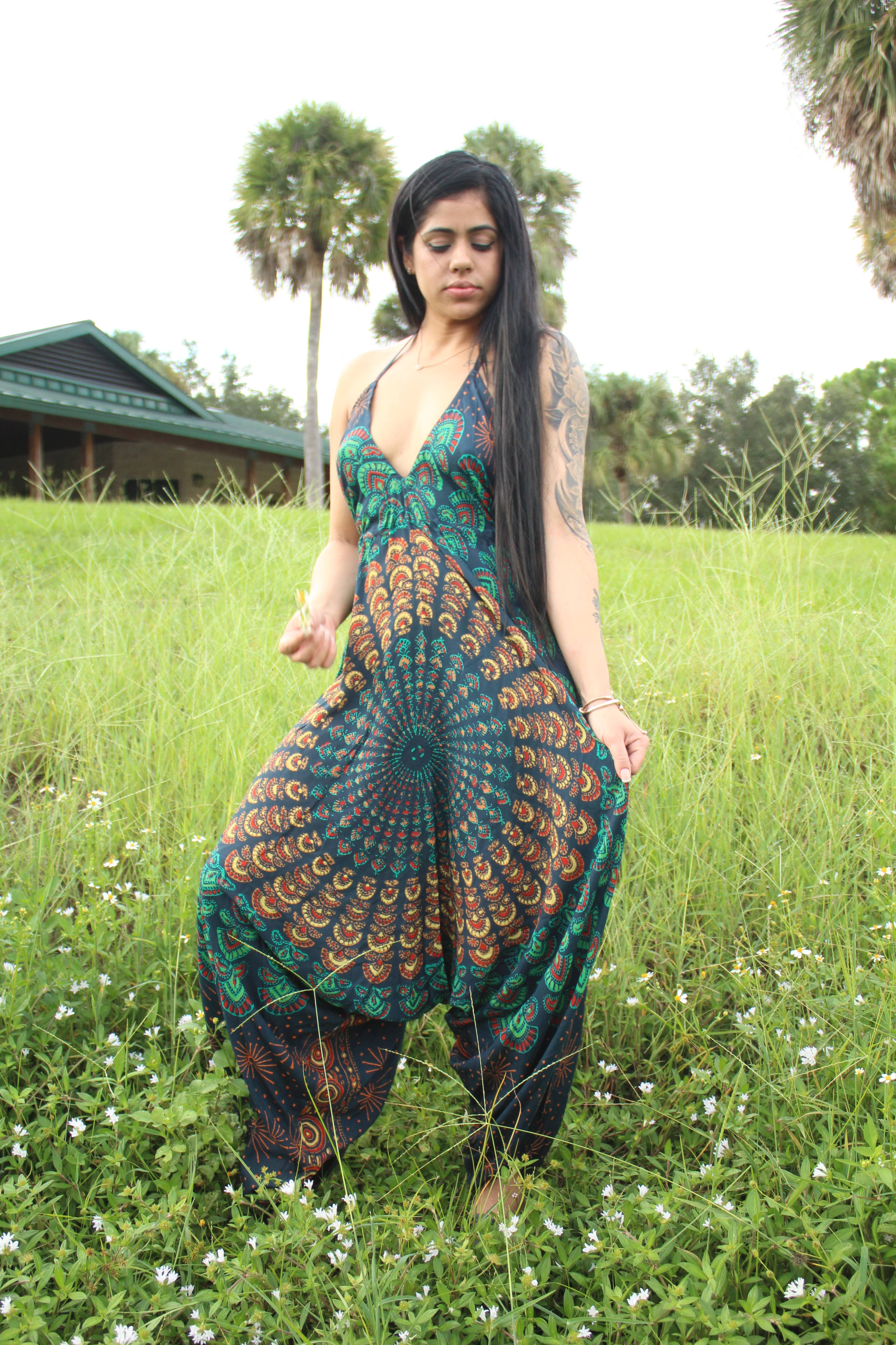 Foutaz LLC - Wholesale Jumpsuit - Women's - One Size Romper, Bohemian clothing, Boho Jumpsuit