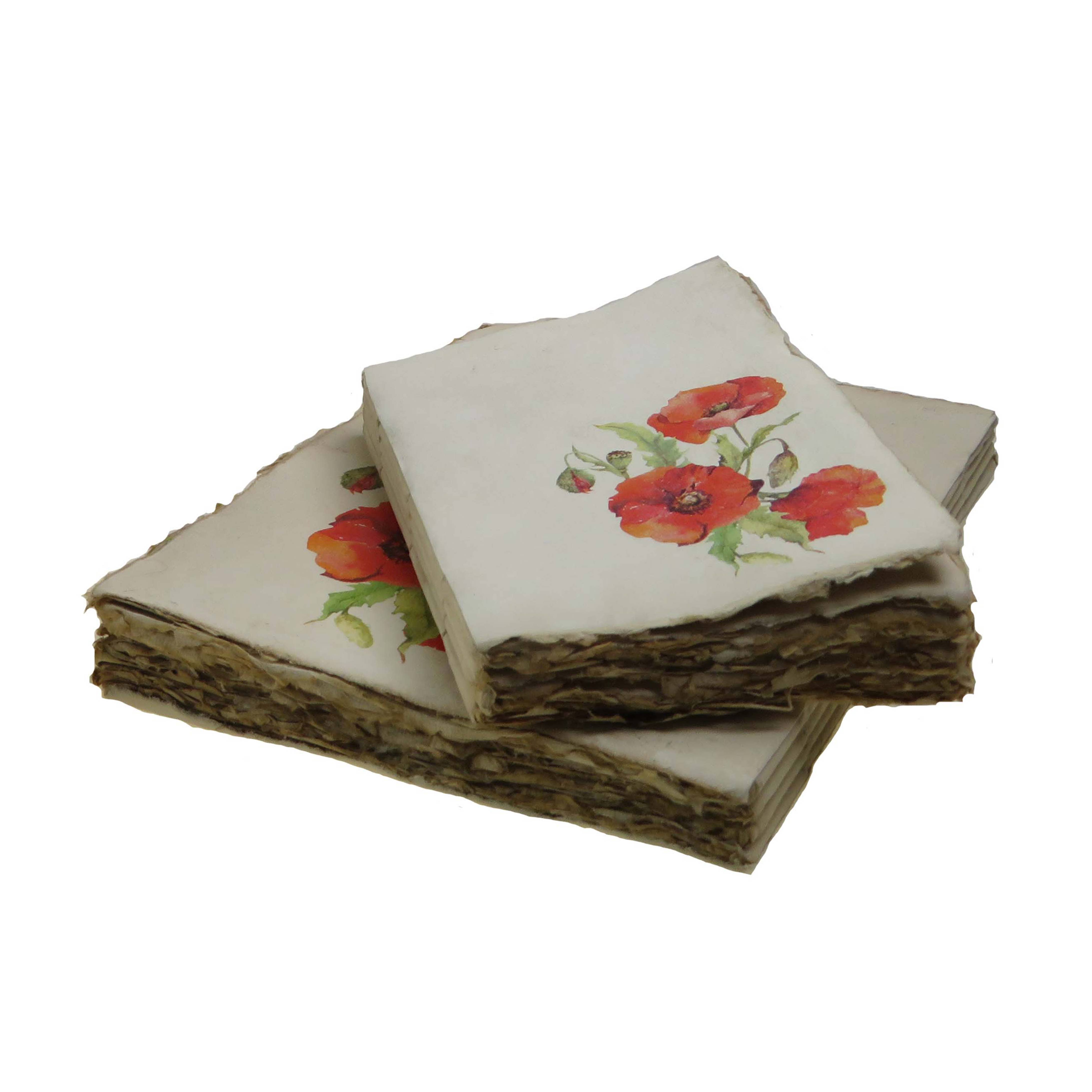 Supplement D'AM - Wholesale Notebook - Parchment paper notebook with flower pattern2