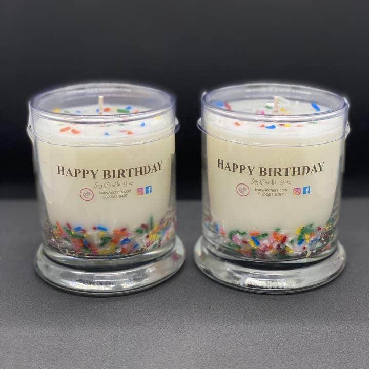 Vela para tarta de cumpleaños para venta al por mayor de Ivory Anchors