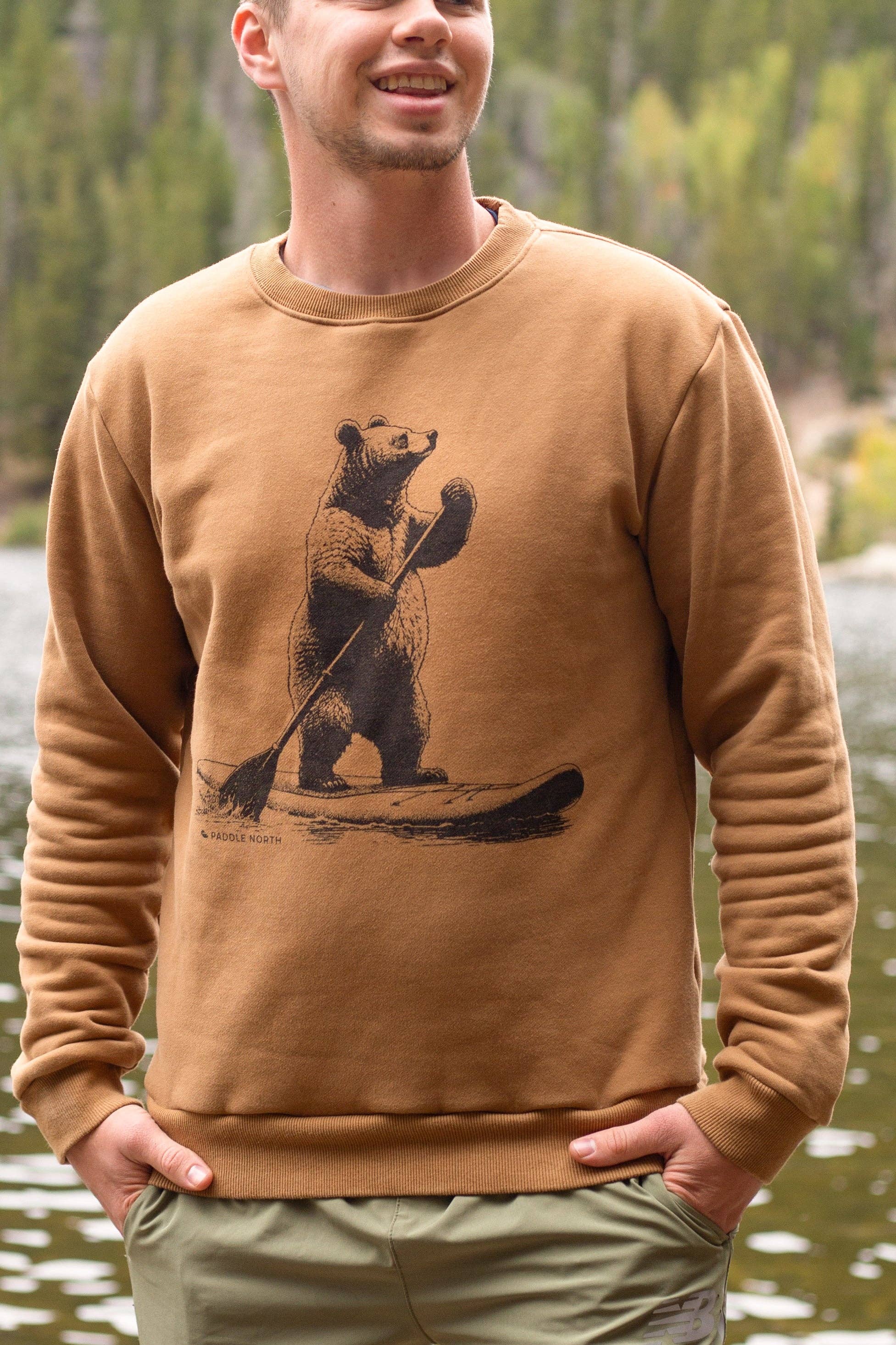 Paddle North - Wholesale Graphic Sweatshirt - Unisex - Paddle Bear Crew3
