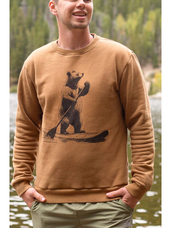 Paddle North - Wholesale Graphic Sweatshirt - Unisex - Paddle Bear Crew3