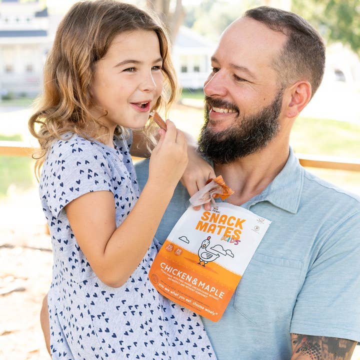 New Primal - Wholesale Jerky - Snack Mates Chicken & Maple Mini Meat Sticks (5ct.)4