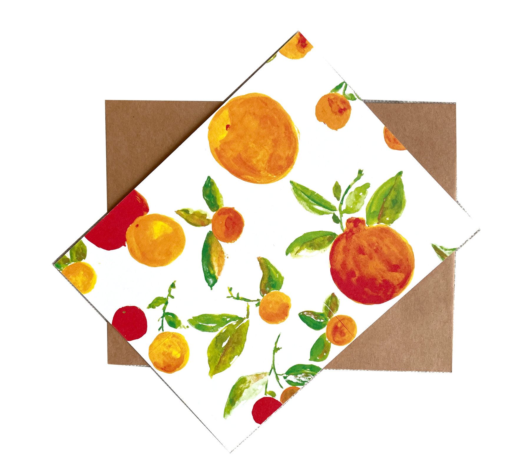 LadooLadoo - Wholesale Stationery/Notecard Set - Note Cards- Oranges (Set of 8 )0