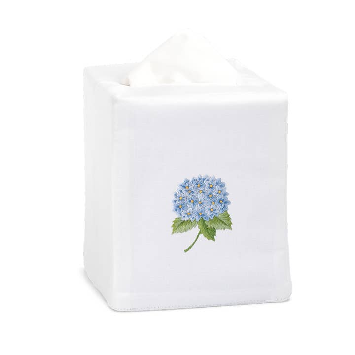 Henry Handwork - Wholesale Tissue Box - Hydrangea Blue Tissue Box Cover