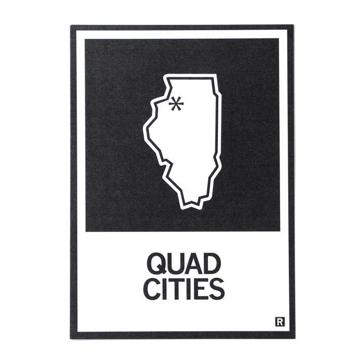 RAYGUN – wholesale Vykort – Quad Städer, Illinois disposition vykort