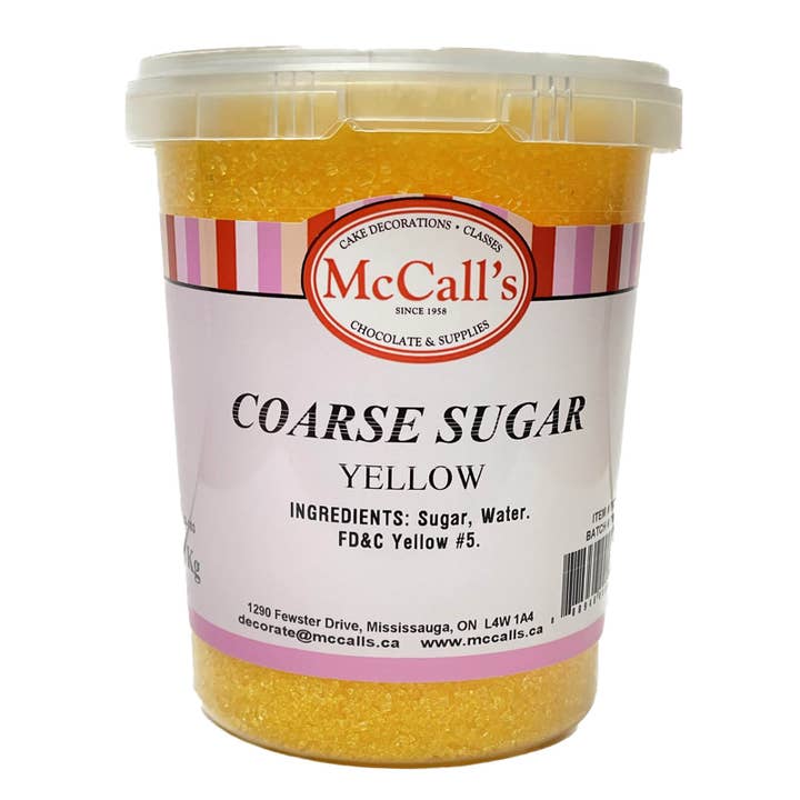 SUGAR COARSE YELLOW 1 KG for wholesale by McCall's