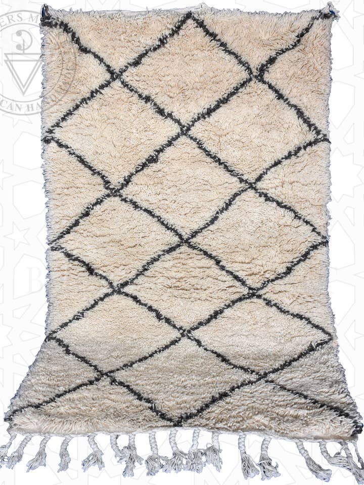 Tappeto marocchino Beni ourain per la vendita all'ingrosso da parte di Berbers Market