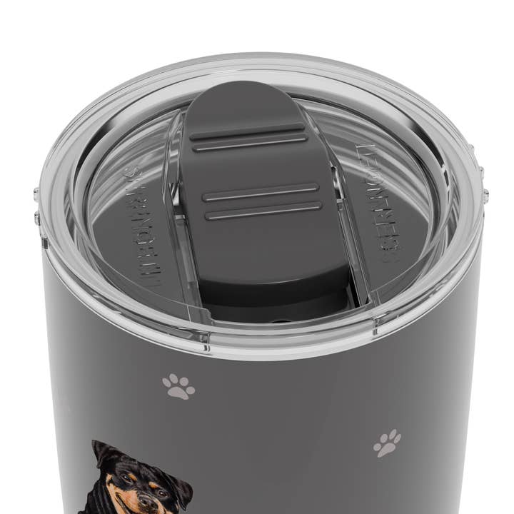 E&S Pets - Vendita all'ingrosso Bicchiere/tazza termica - Bicchiere Rottweiler stampato in 3D, a tenuta stagna, resistente, 20 oz
