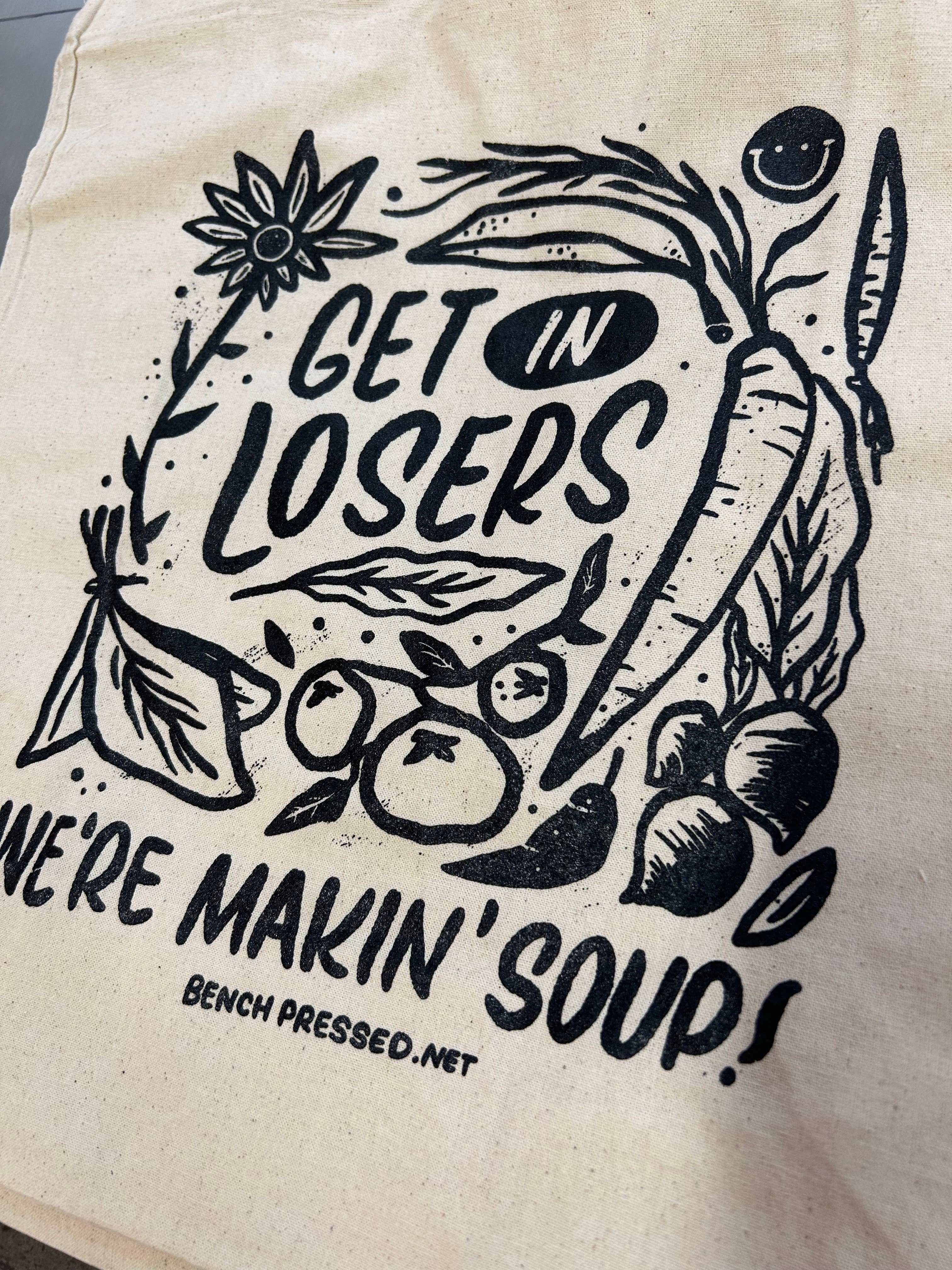 Bench Pressed - Wholesale Tote Bag - Unisex - Soup Tote1