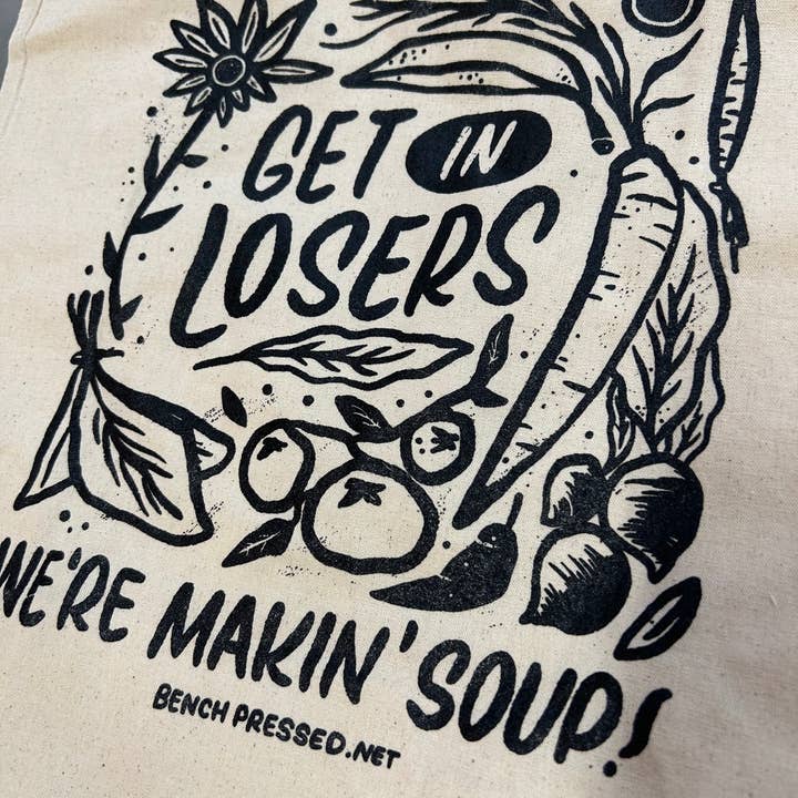 Bench Pressed - Wholesale Tote Bag - Unisex - Soup Tote1