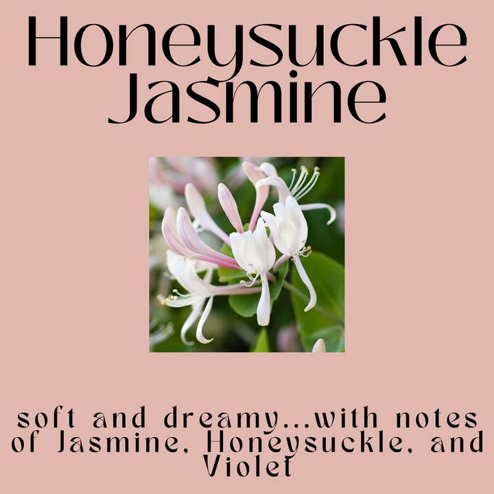 Velas Honeysuckle Jasmine de Cera de Soja por atacado de The Apothecary Shop Co.