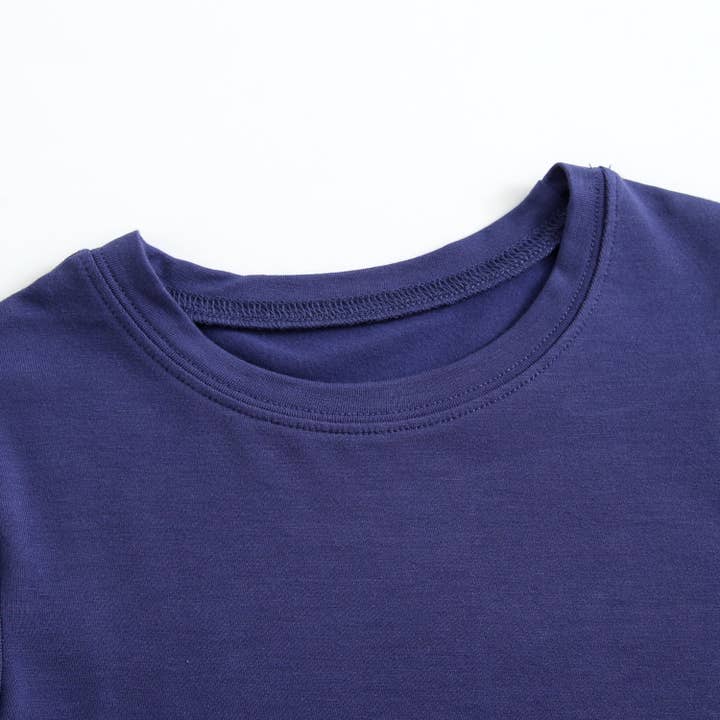 Bamboo 2-Piece Pjs - Cobalt for wholesale by Early Grey