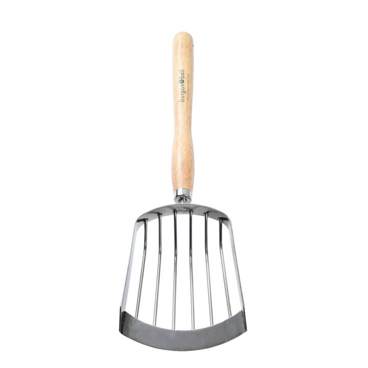 Burgon and Ball – wholesale Garden tool – RHS Mid Handled Potato Harvesting Scoop2