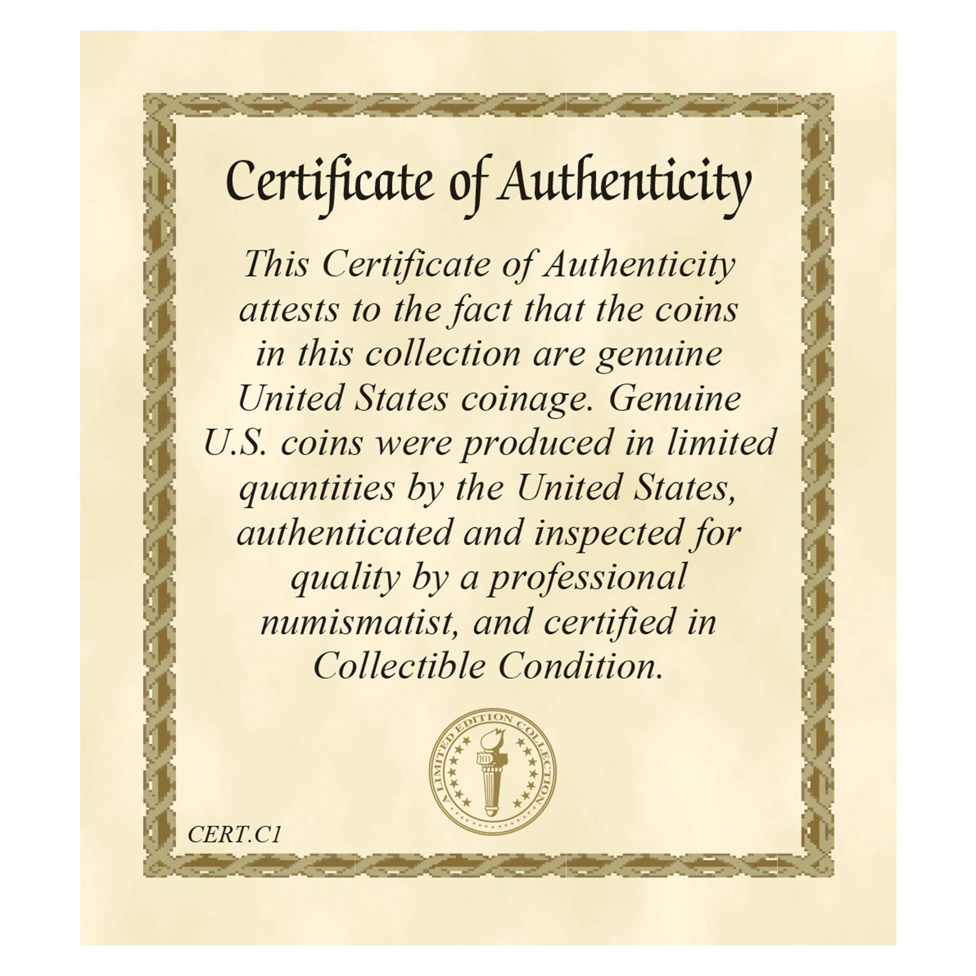 American Coin Treasures - Wholesale Keepsake Coin/Token - Patriotic Pennies Collection In Sealed Acrylic Display Case7