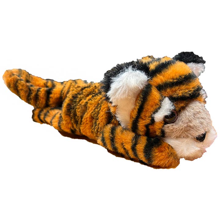 Texas Toy Distribution – Peluche - Crianças e bebés por atacado – Pelúcia de tigre com duas pulseiras de impacto1