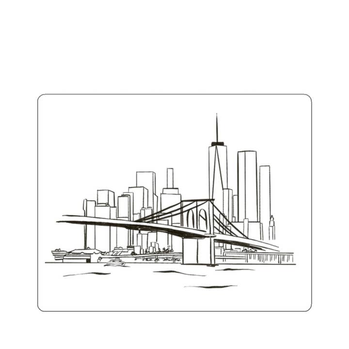 Brooklyn Bridge Aufkleber für den Großhandel von Anna B Paints