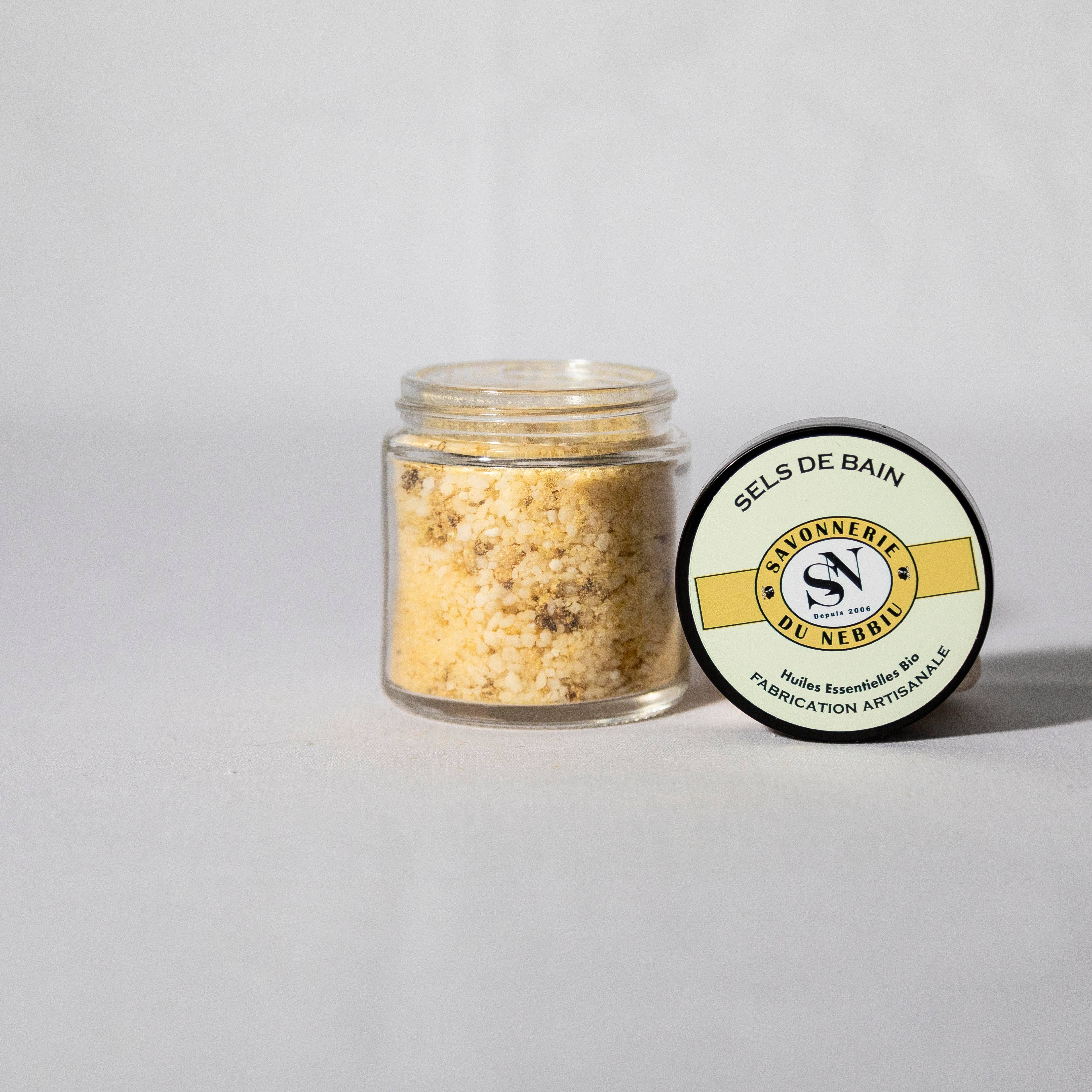 La Savonnerie du Nebbiu - Vente Sel de bain - Sels de bain Immortelle2