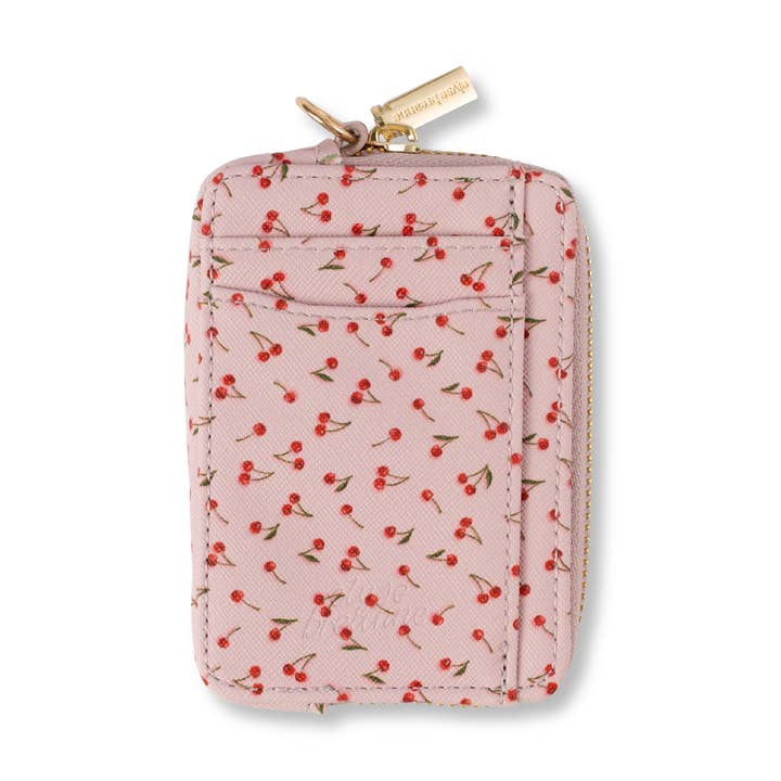 Cartera con cremallera de cerezas pintadas para venta al por mayor de Elyse Breanne Design