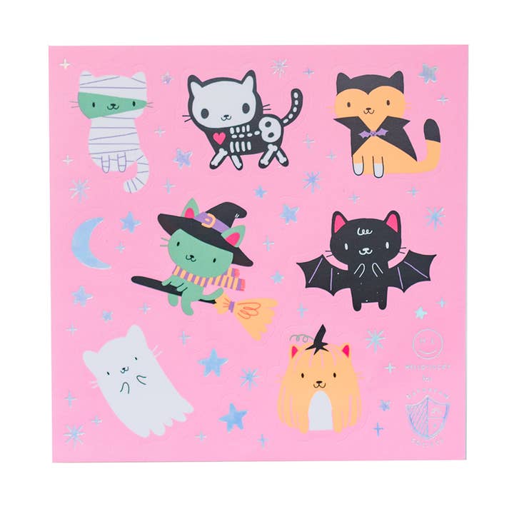 Meowloween Sticker Set - 4 Pk. for wholesale by Jollity & Co. + Daydream Society