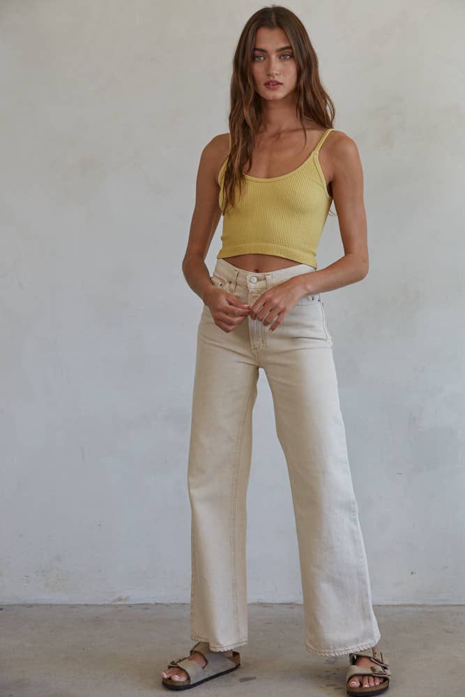 By Together - Wholesale Knit Top - Women's - S1072 | Knit Ribbed Seamless UV Neck Brami16