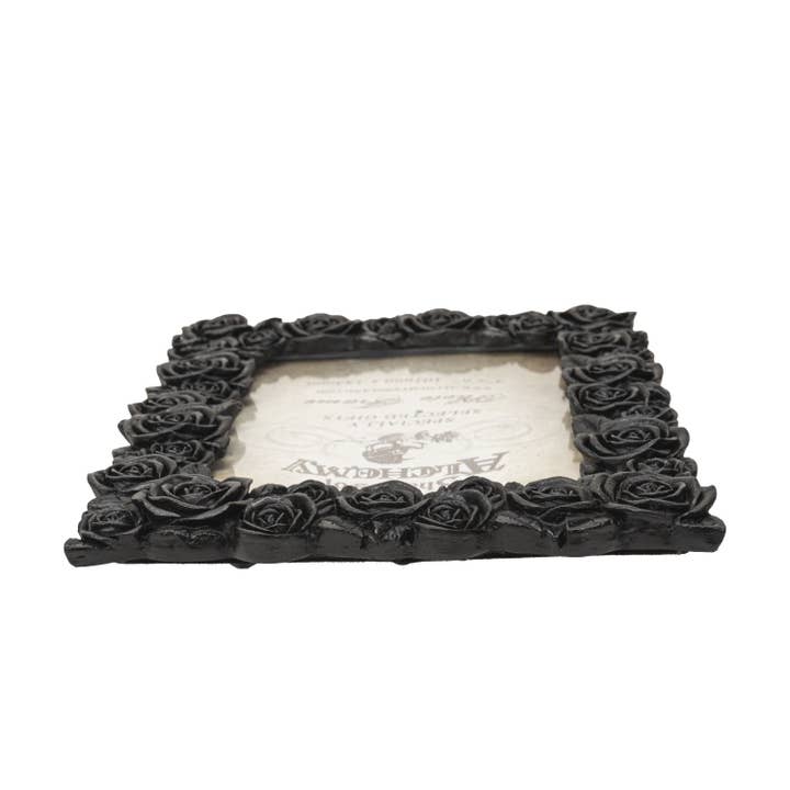 Pacific Trading - Wholesale Picture Frame - 14511 Black Roses Photo Picture Frame 6" x 4" C/24