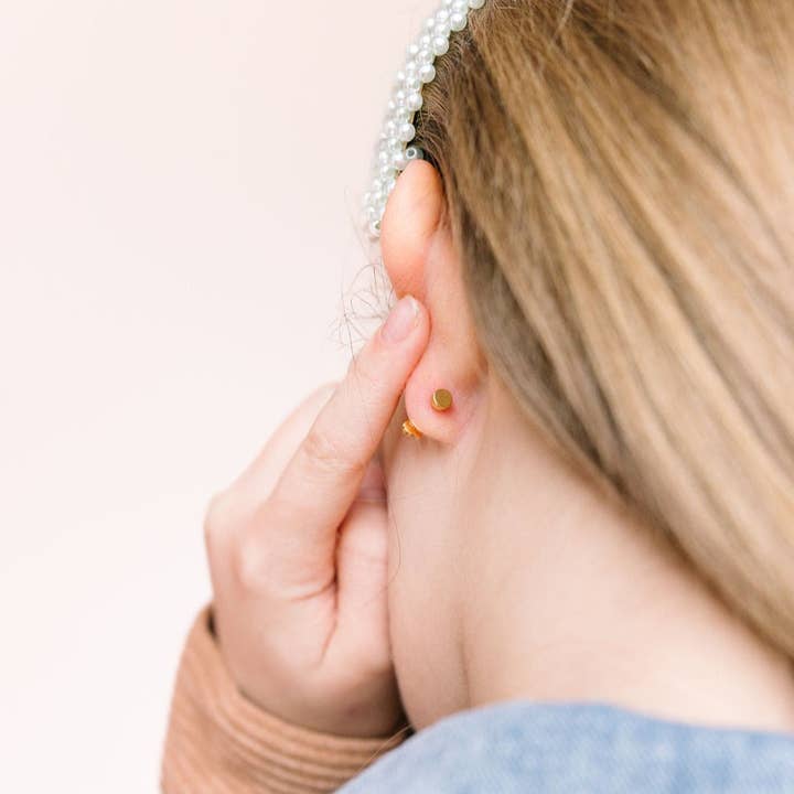 Desert Peach - Wholesale Stud/Post Earrings - Pony Stud Earrings