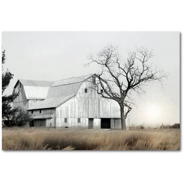 Country Farm with Old Oak Gallery - Wrapped Canvas Wall Art for wholesale by Courtside Market