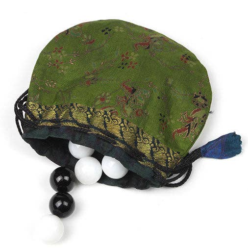 Multi Pochette à cordon en sari recyclé en vente sur Faire5